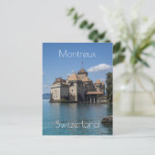Carte Postale Château de Chillon à Montreux, Suisse (Debout devant)