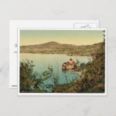 Carte Postale Château de Chillon, Montreux, Lac de Genève, Suiss (Devant / Derrière)