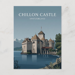 Carte Postale Château de Chillon Suisse