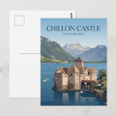 Carte Postale Château de Chillon Suisse (Devant / Derrière)