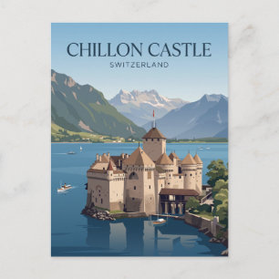 Carte Postale Château de Chillon Suisse