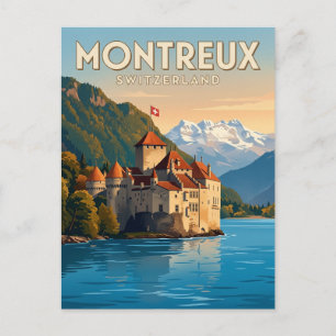 Carte Postale Château de Chillon Suisse