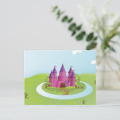 Carte Postale Château de conte de fées (Debout devant)