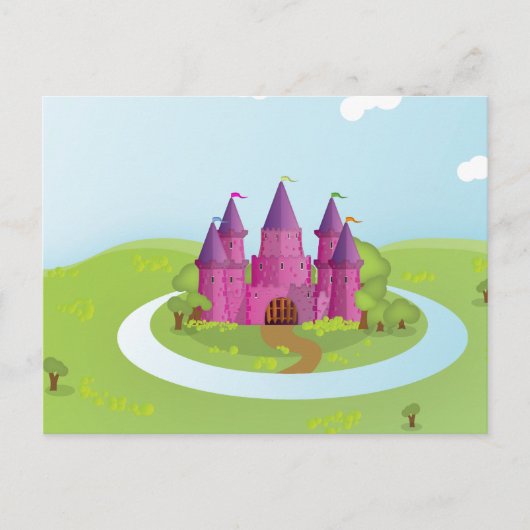 Carte Postale Château de conte de fées (Devant)