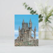 Carte Postale Château de Conte de Fées (Debout devant)