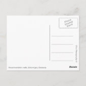 Carte Postale Château de conte de fées Neuschwanstein en Allemag (Dos)