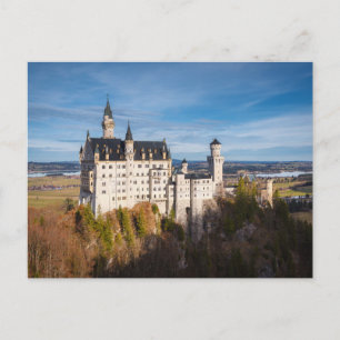 Carte Postale Château de conte de fées Neuschwanstein en Allemag