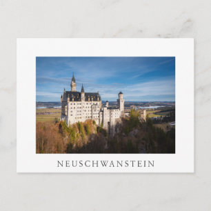 Carte Postale Château de conte de fées Neuschwanstein en Allemag