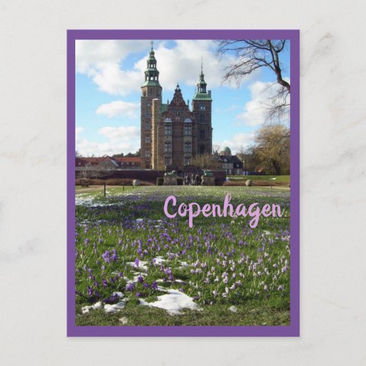 Carte Postale Château de Copenhague (Rosenborg Slot) (Devant)