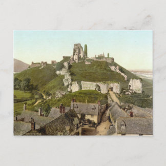 Carte Postale Château de Corfe, île de Purbeck, Dorset c.1895