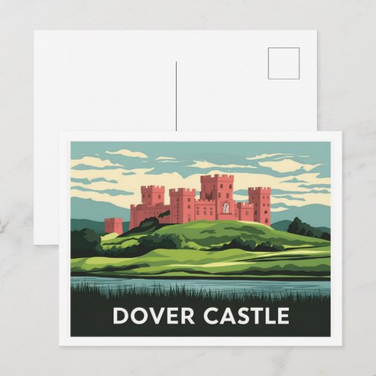 Carte Postale Château de Dover (Devant / Derrière)
