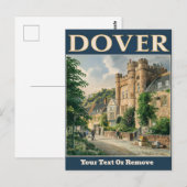 Carte Postale Château de Dover (Devant / Derrière)