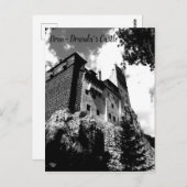 Carte Postale Château de Dracula Bran Roumanie (Devant / Derrière)