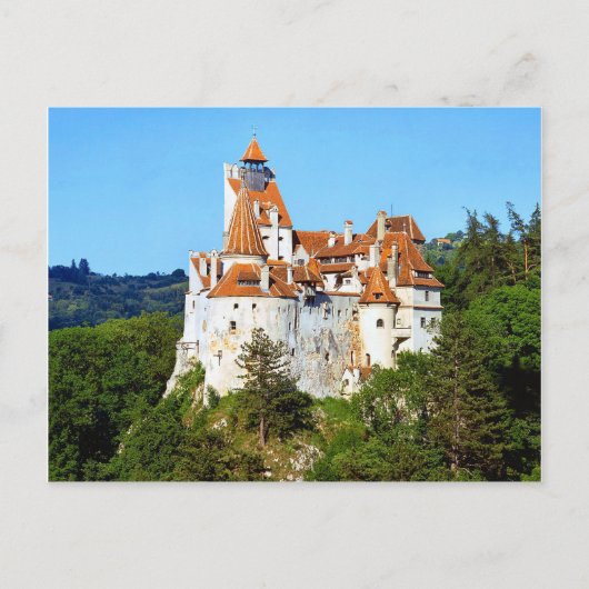 Carte Postale Château de Dracula, Bran, Transylvanie (Devant)