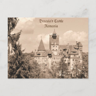 Carte Postale Château de Dracula en Transylvanie, Roumanie