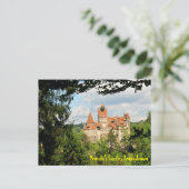 Carte Postale Château de Dracula en Transylvanie, Roumanie (Debout devant)