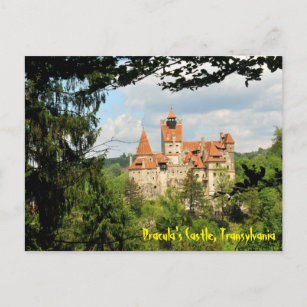 Carte Postale Château de Dracula en Transylvanie, Roumanie
