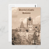 Carte Postale Château de Dracula en Transylvanie, Roumanie (Devant / Derrière)