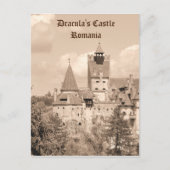 Carte Postale Château de Dracula en Transylvanie, Roumanie (Devant)