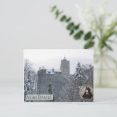 Carte Postale Château de Dracula, photo Vintage (Debout devant)