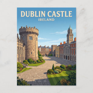 Carte Postale Château de Dublin Irlande