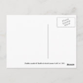 Carte Postale Château de Dublin - tour de l'horloge de Bedford,  (Dos)