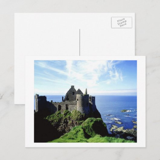 Carte Postale Château de Dunluce (Devant / Derrière)