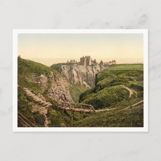 Carte Postale Château de Dunottar, Stonehaven, Écosse (Devant)