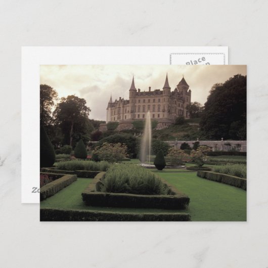 Carte Postale Château de Dunrobin, Écosse (Devant / Derrière)