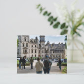 Carte Postale Château de Dunrobin, Écosse (Debout devant)