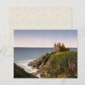 Carte Postale Château de Dunskey vintage Écosse (Devant / Derrière)