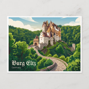 Carte Postale Château de Eltz Wierschem Allemagne