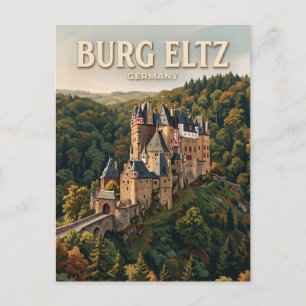 Carte Postale Château de Eltz Wierschem Allemagne