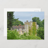 Carte Postale Château de Fairy Tale caché dans la forêt (Devant / Derrière)