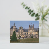 Carte Postale Château de Fontainebleau, France (Debout devant)