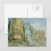 Carte Postale Château de Goodrich, Herefordshire (Devant / Derrière)