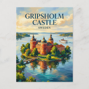 Carte Postale Château de Gripsholm Suède