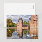 Carte Postale Château de Haar, Utrecht, Pays-Bas (Devant / Derrière)