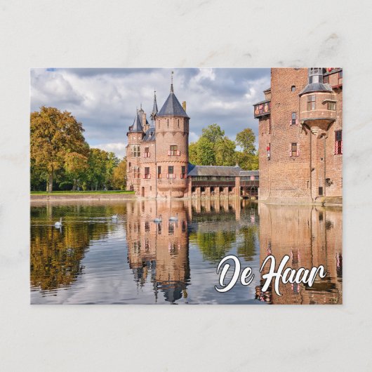 Carte Postale Château de Haar, Utrecht, Pays-Bas (Devant)