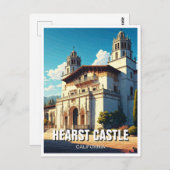 Carte Postale Château de Hearst San Simeon Californie Côte centr (Devant / Derrière)