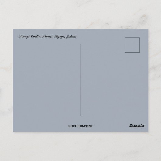 Carte Postale Château de Himeji à Himeji Hyogo Japon (Dos)