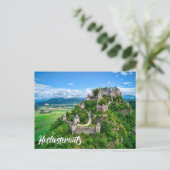 Carte Postale Château de Hochosterwitz, Autriche (Debout devant)