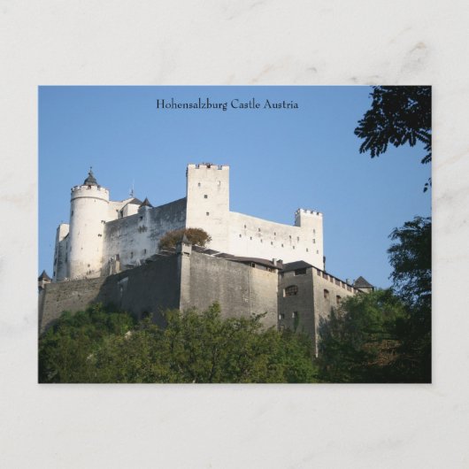 Carte Postale Château de Hohensalzburg, Autriche (Devant)
