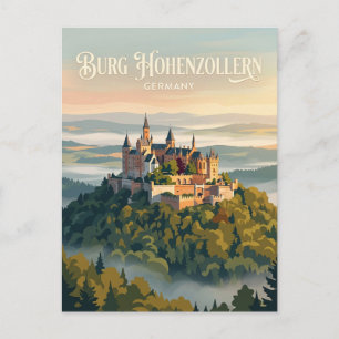 Carte Postale Château de Hohenzollern Allemagne