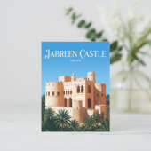 Carte Postale Château de Jabreen Oman (Debout devant)