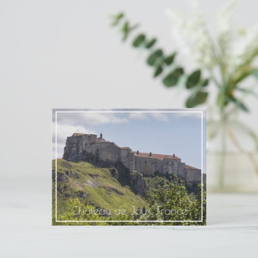 Carte Postale Château de Joux, Doubs, France (Debout devant)