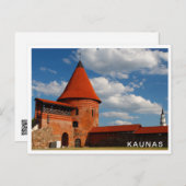 Carte Postale Château de Kaunas (Devant / Derrière)