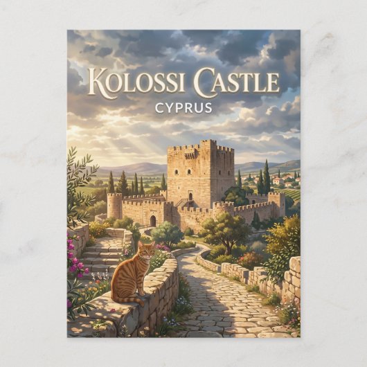 Carte Postale Château de Kolossi, Kolossi Chypre (Devant)