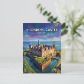 Carte Postale Château de Kronborg Danemark (Debout devant)