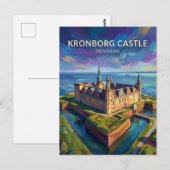 Carte Postale Château de Kronborg Danemark (Devant / Derrière)